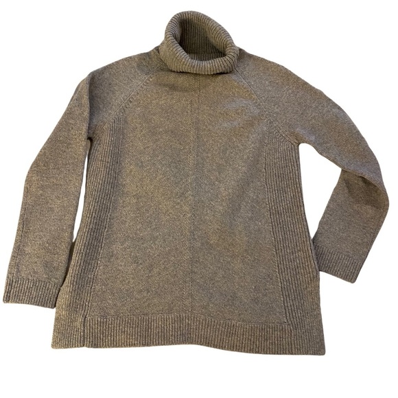 Boden Cashmere Wool Gray Turtleneck Sweater (SW1) - Picture 1 of 6